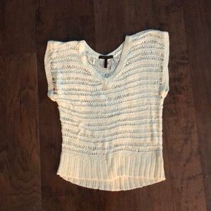 BCBG knit sleeveless sweater
